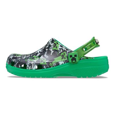 Classic Clog Minecraft Black Green (Kids) Unisex Sneakers Green-Multi 208320-90H