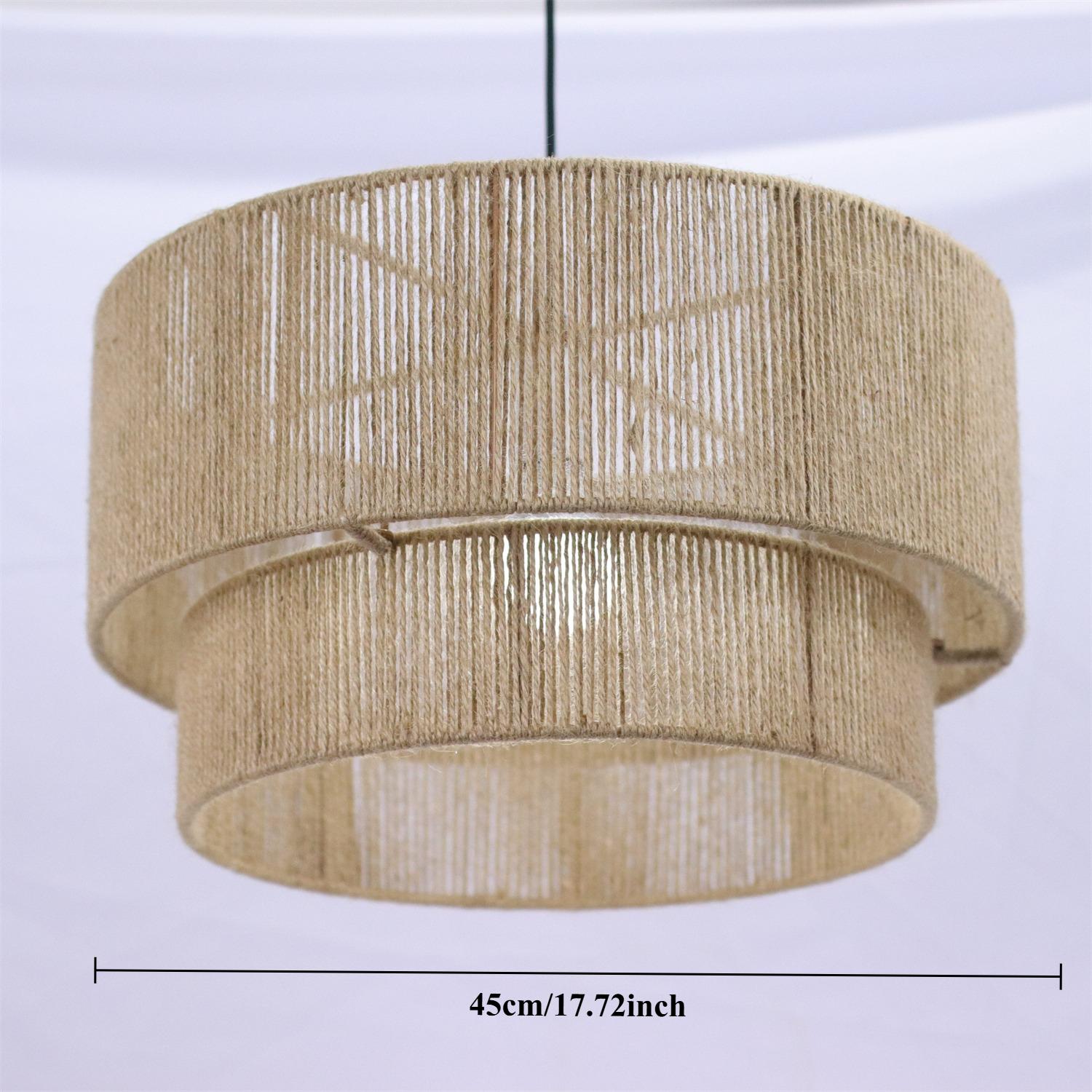 

JOYINLED Vintage 45CM Pendant Lights for Dining Room Food Tables Kitchen Designer Chandelier Home Decor Hanging Light Fixture No Bulb