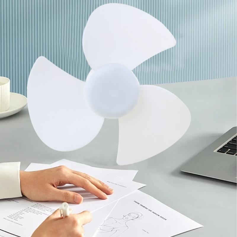 Verbesserter kleiner Ventilator Effizienter Tischventilator Stilvoller Kühlventilator Leiser Ventilator 85V~265V Geeignet für verschiedene Innenbereiche
