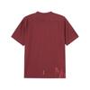 Adidas Logo Letter Print Pattern Round Neck Sports Short Sleeve Breathable T-Shirt Men T-Shirts Burgundy JF0783