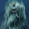 Unique Vintage Viking Witch Hairpin Antiqued Halloween Cosplay Hair Clip  Cosplay Costume Prop
