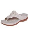 2023 Women's Plus Size European and American Style Toe-Separating Wedge Heel Sandals and Slippers