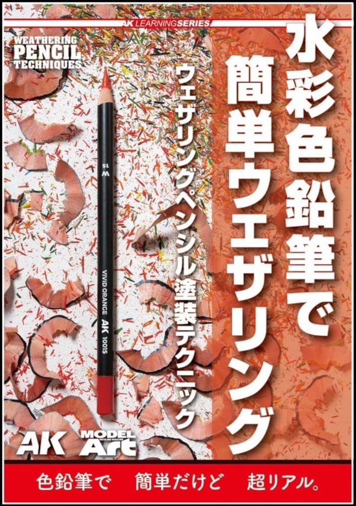 

Model Art AK Learning Series: Easy Weathering with Watercolor Pencils - Weathering Pencil Painting Techniques