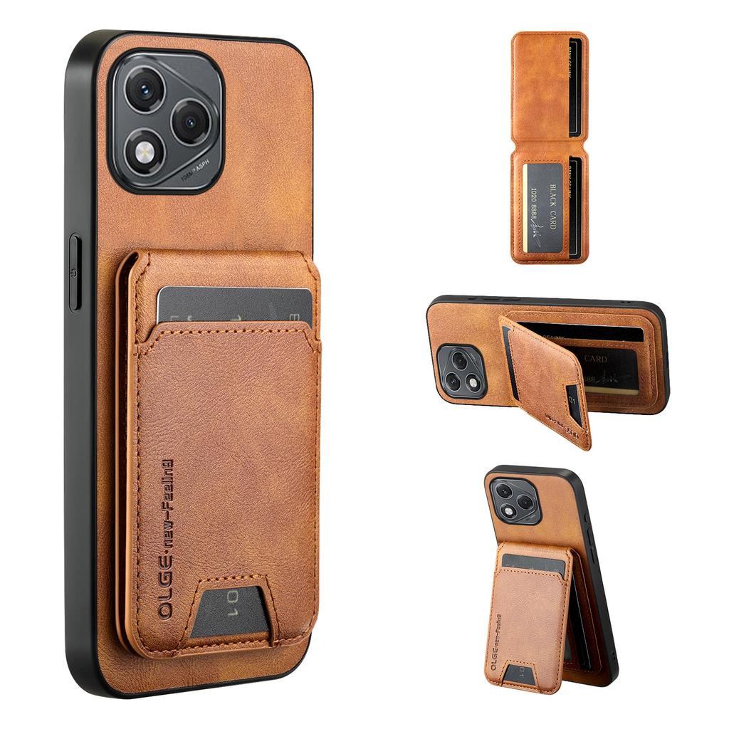 Portofel Suport Card Husă pentru Honor 400 200 90 Magic 7 Lite Husă Magnetică Piele pentru Suport Mag-safe Carcasă Moale pentru Telefon