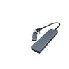 USB-C Hub: 6-in-1 Type-C Docking Station with HDMI Converter and Card Reader