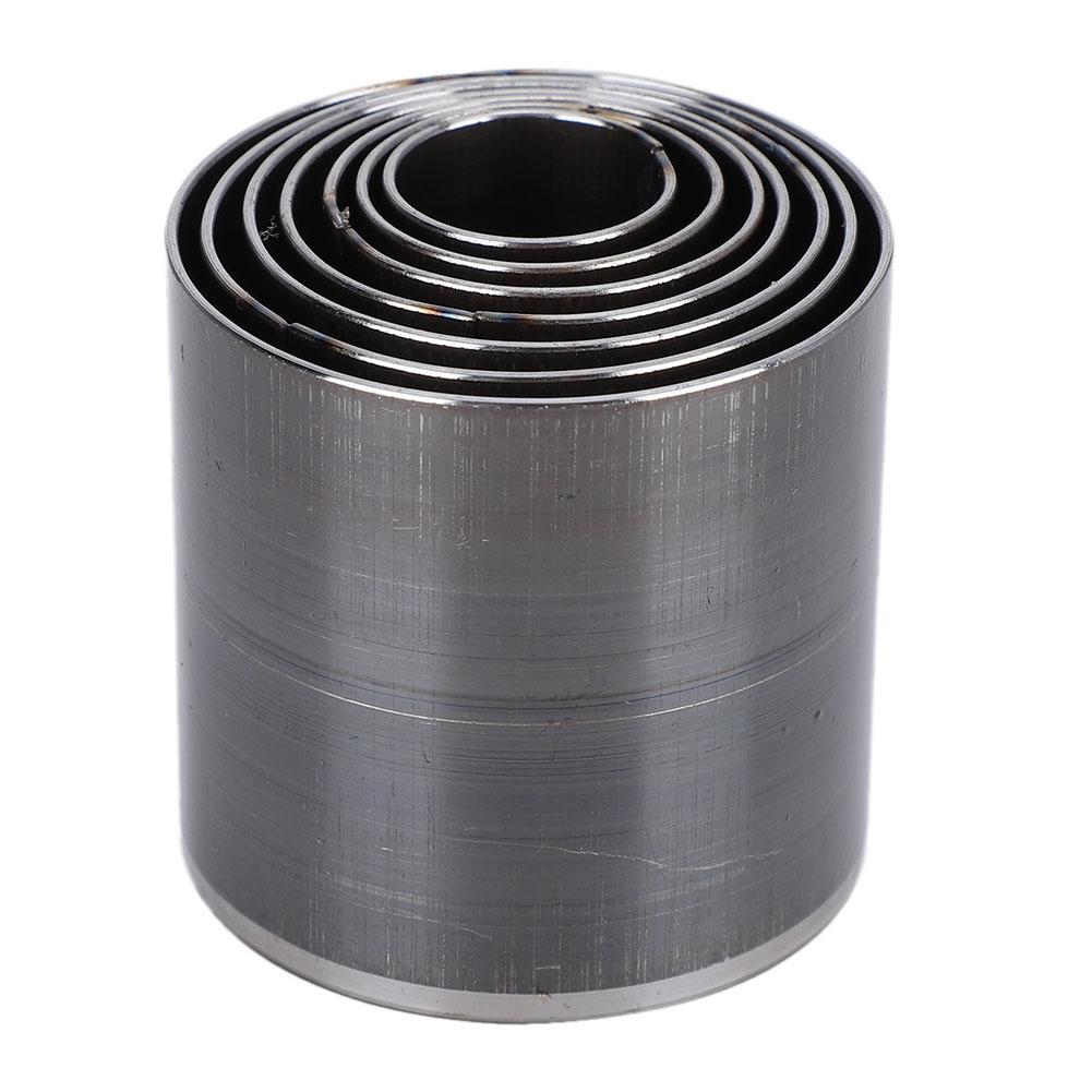 7Pcs Round Leather Punching Tools DIY Leather Hole Punch Tool HighSpeed Steel Plastic Box