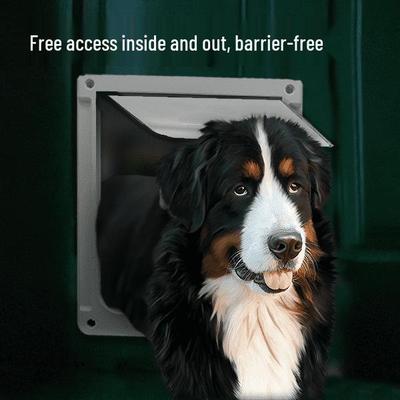 Pet Cat & Dog Door: Controllable Entry/Exit for Houses & Cages, Wooden Design