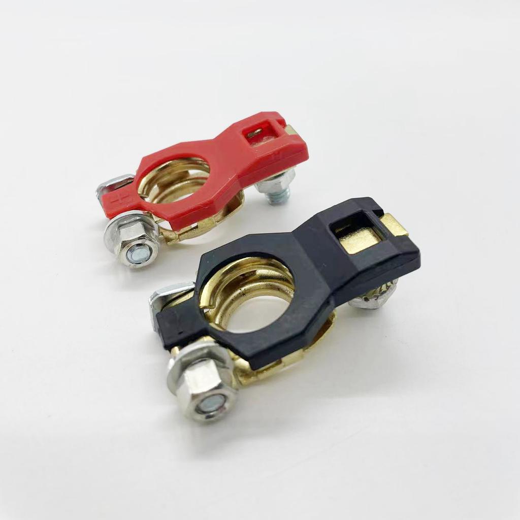 Car Cable Connector Battery Bornes Main Cable Post Clamp Terminal 12V 6V 24V UTV Tractor Truck Battery Terminal