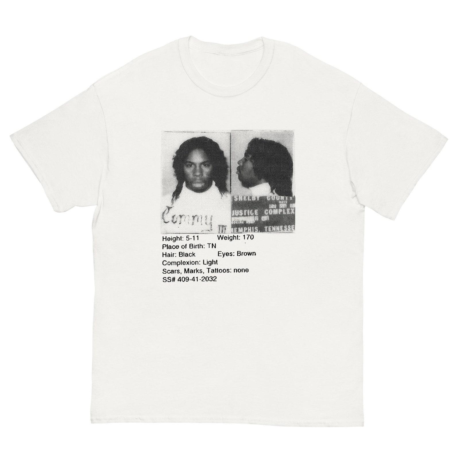 Tommy Wright III Mugshot Photo, Memphis Rap - Vintage Hip Hop Merch L