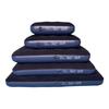 Portable Outdoor Inflatable PVC Air Mattress - Thickened Flocked Design for Home & Camping
