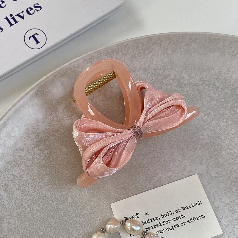 

Mori-Style Simple Bow Hair Clip for Women - Fairy Beauty Claw Clip розовый