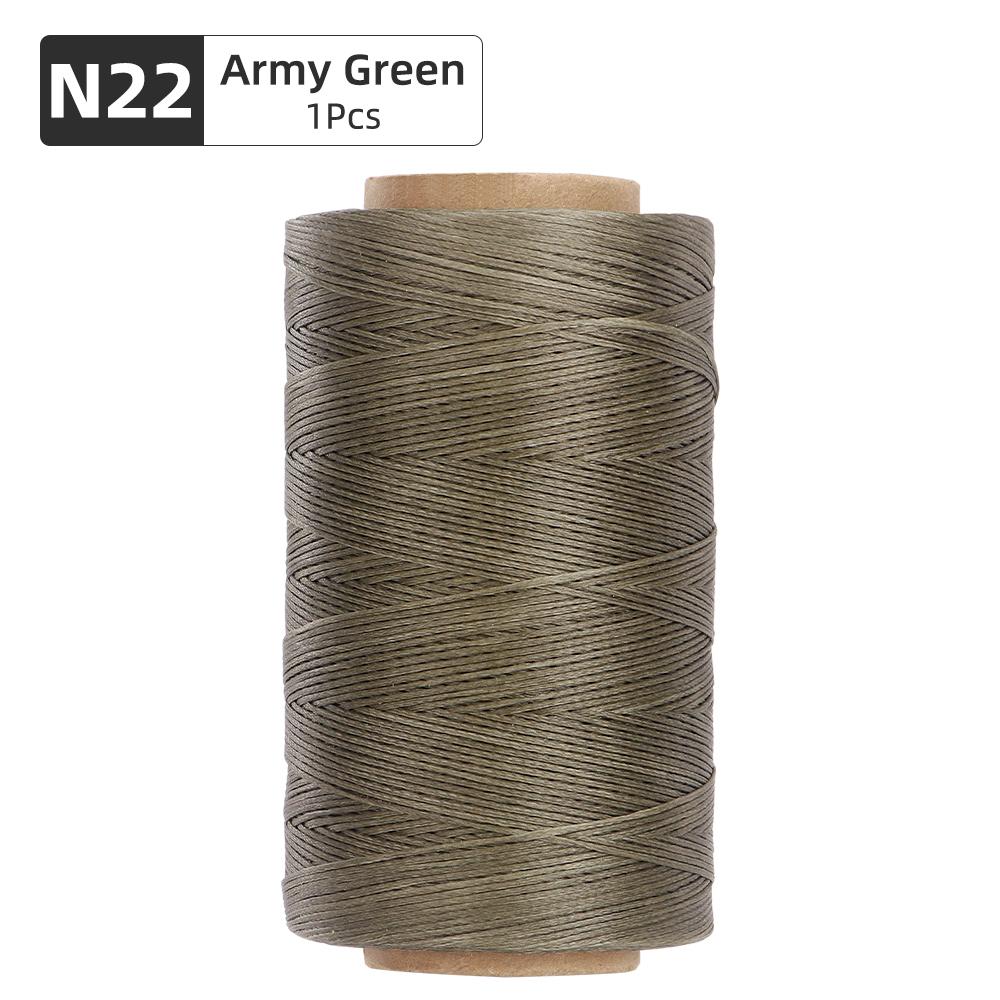 1pcs Durable Leather Sewing Waxed Thread, 150D, 0.8mm Thickness, Leather Hand Quilting Stitching Fixing Repairing Threads