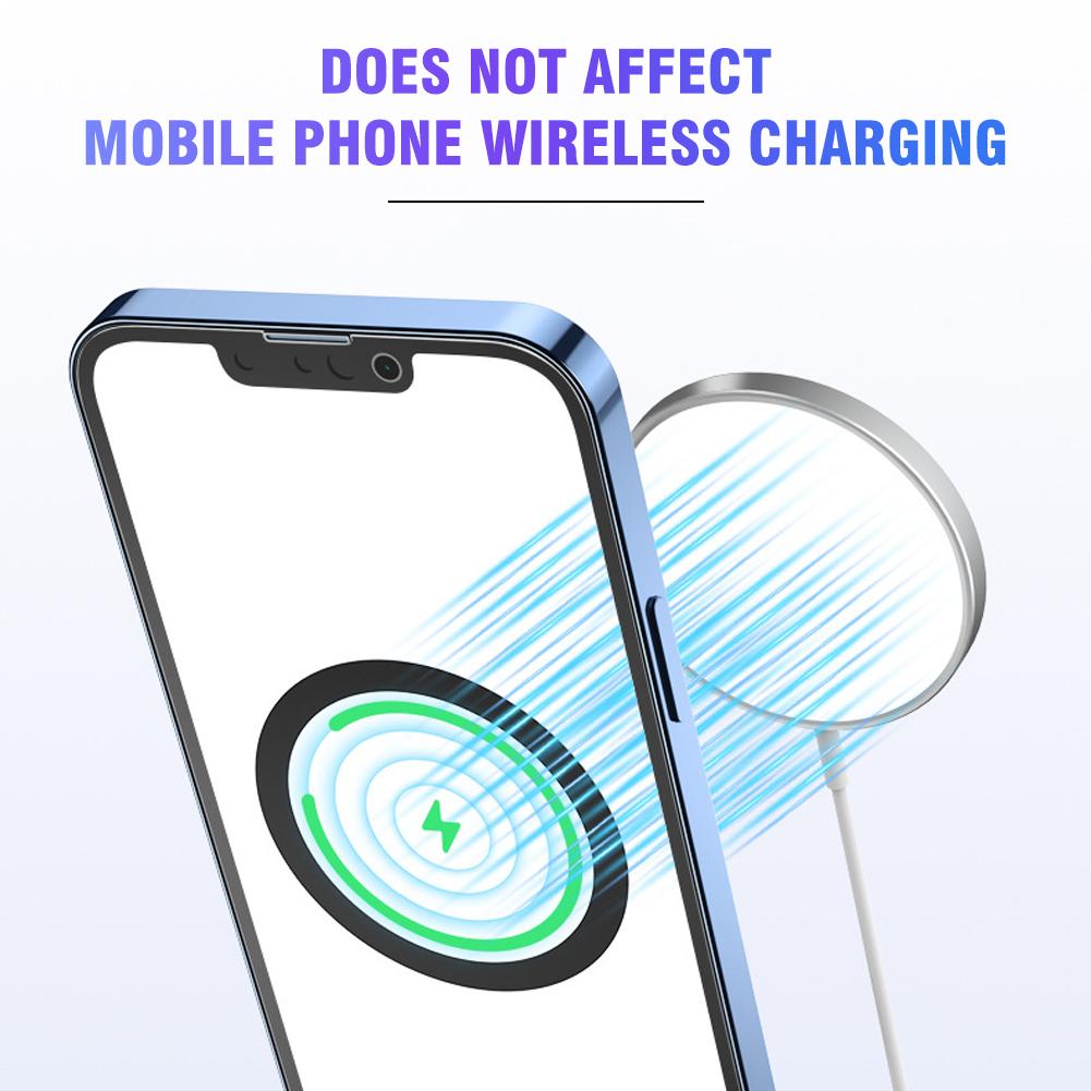 10pcs Magnetic Holder For IPhone Universal Metal Sticker Support Wireless Charger Plate Sheet Magnet Car Holder