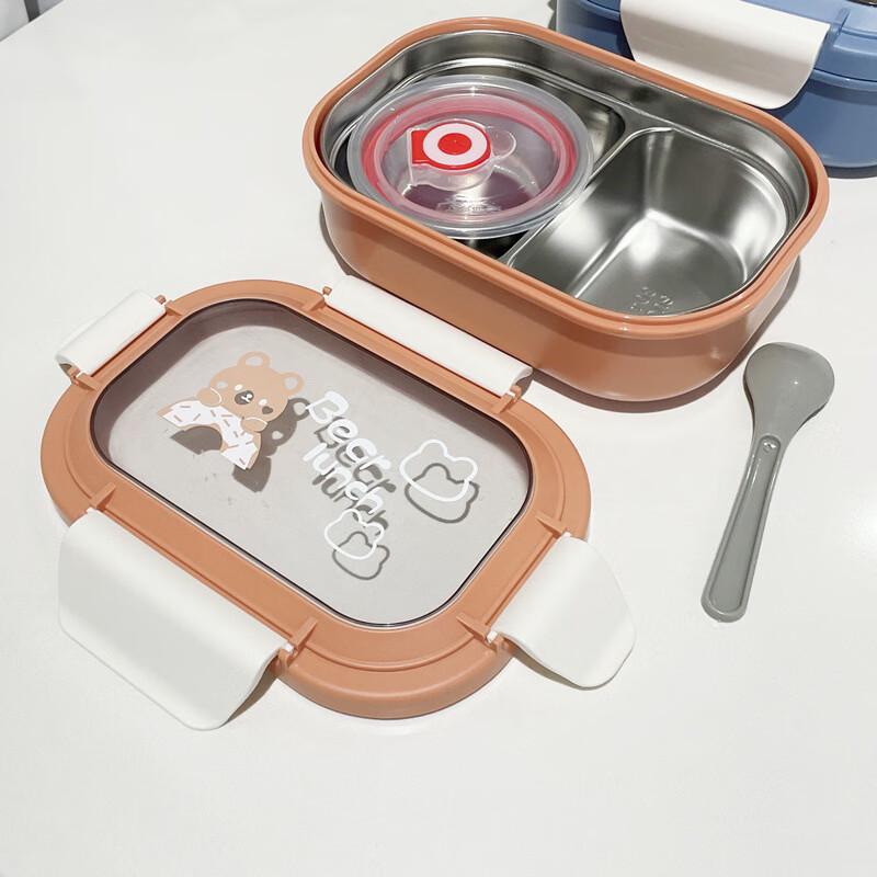 ZISIZ 304 Stainless Steel Insulated Bento Lunch Box Set