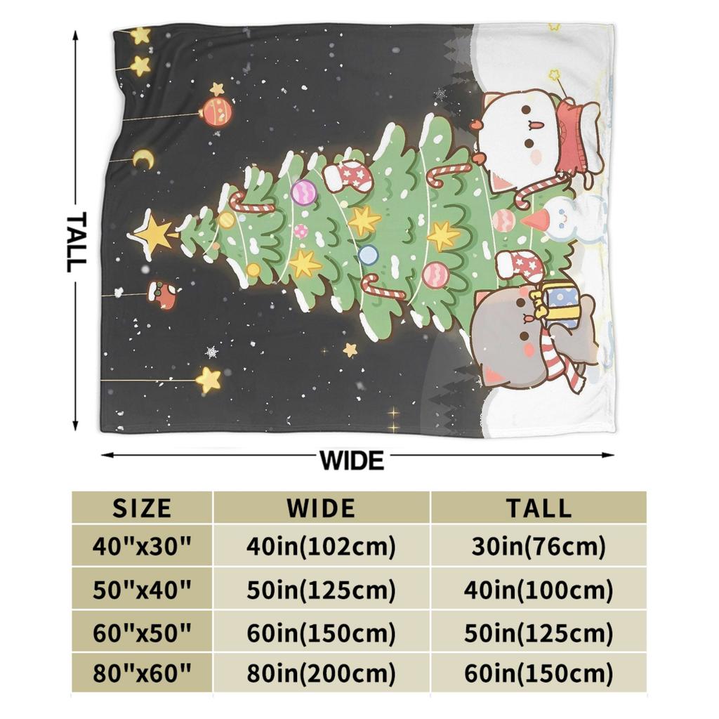 Bubu Dudu Merry Christmas Soft Blanket Camping Plush Bedding Throws Fluffy Couch Chair Flannel Bedspread Sofa Bed Cover