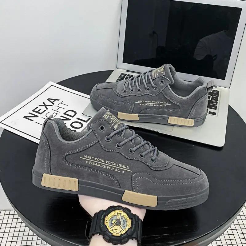 Leisure Chunky Sneakers Fashion 2024 Casual Shoes for Men Elegant Classic Original New In Adults Work High Quality Sale Man Shoe