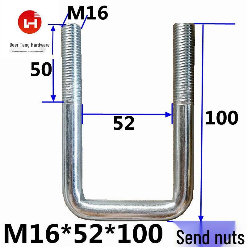 

Right-Angle M16 U-Bolt Square Clamp for Tube Fixing