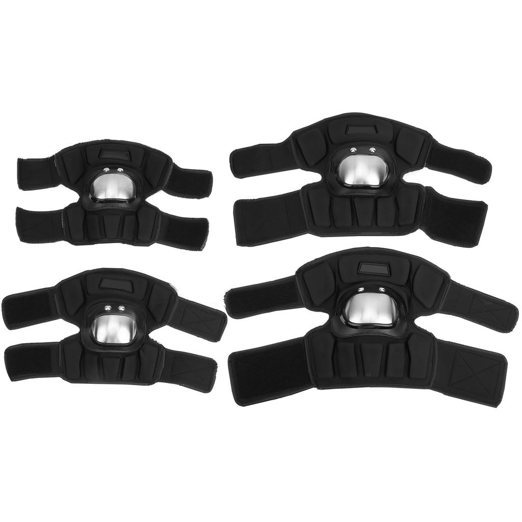 4Pcs Motorcycle Knee Elbow Guard Kit Protective Pads Outdoor Riding Support Brace Gear4Pcs Protection Gear