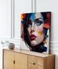 Obraz na płótnie abstrakcja kobieta