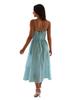 Women's V-Neck Striped Summer Suspender Dress (2025)