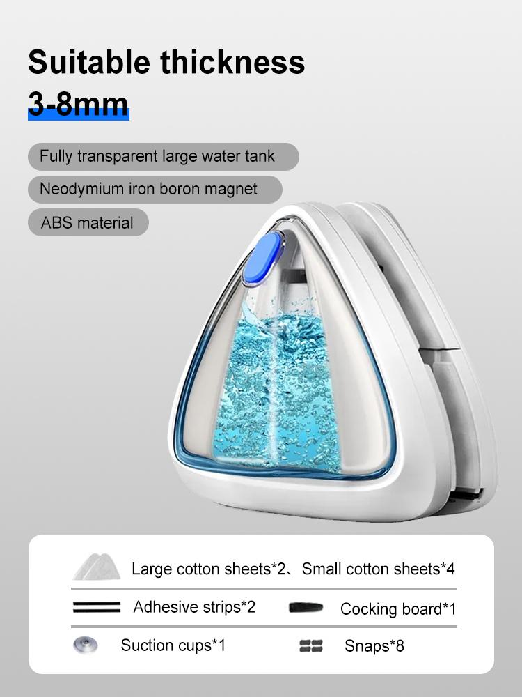 

Двусторонний магнитный очиститель окон Автоматический слив Скребок для стекла Мойщик окон Щетка для мытья окон Бытовой инструмент для уборки