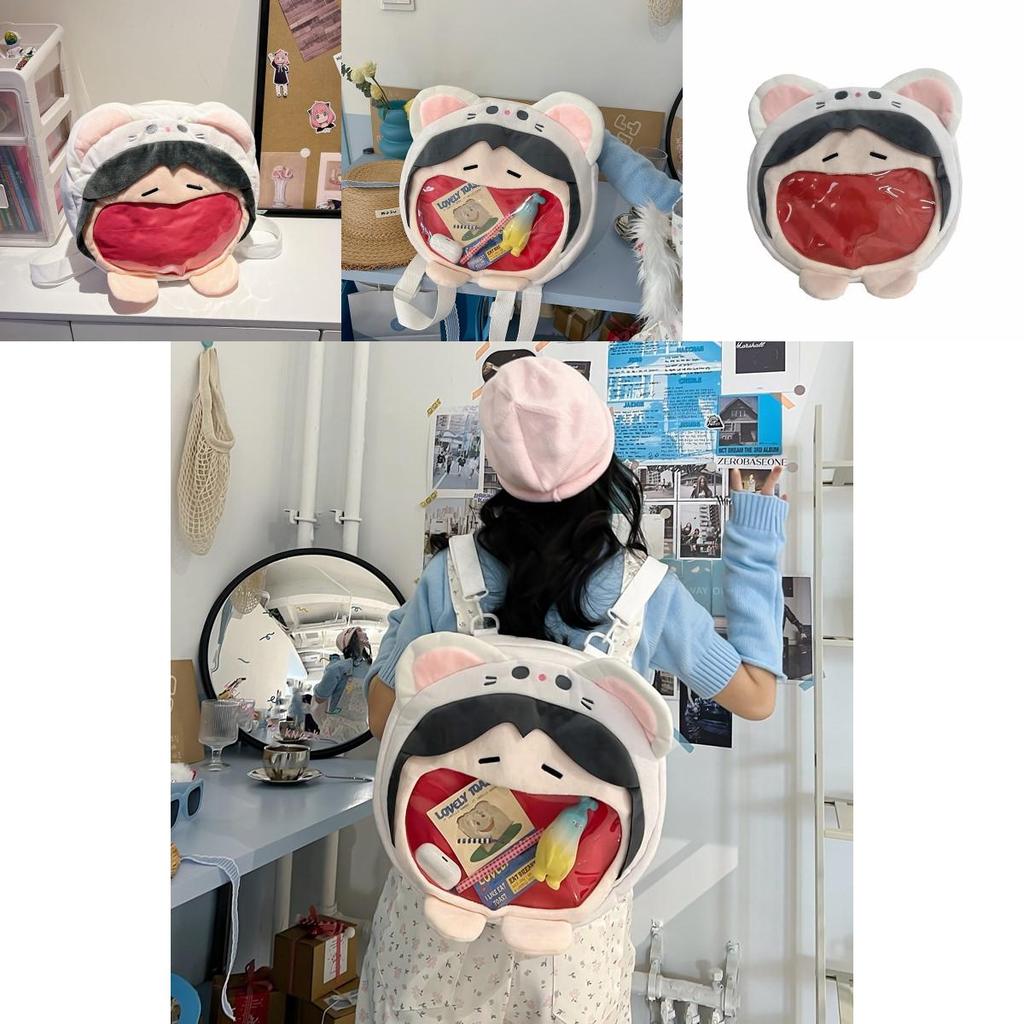 Cardcaptor Sakura Plush Cartoon Backpack With Large Capacity For Daily Use