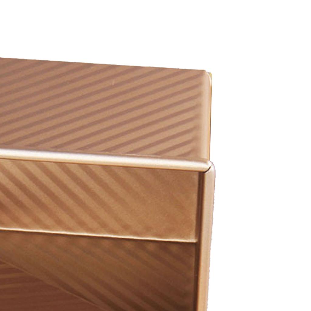 Backform Kastenform mit Deckel Antihaftbeschichtung Schnelllösend Kohlenstoffstahl Wellenmuster Rechteck Toastform