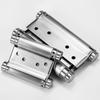Double spring hinge stainless steel two way door hinge automatic closing for doors with expected load 15 to 25 kilograms