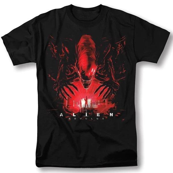 Alien Romulus Shirt Classic Movie Poster Vintage Graphic Design TShirt S