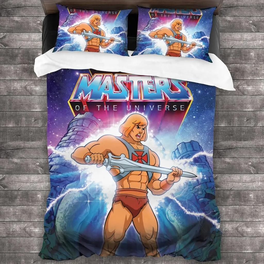 3D Print He Man And The Masters Of The Universe All Season Twin Bedding Set 3 Piece Comforter Set Bed Colcha Casal Bed Sheet