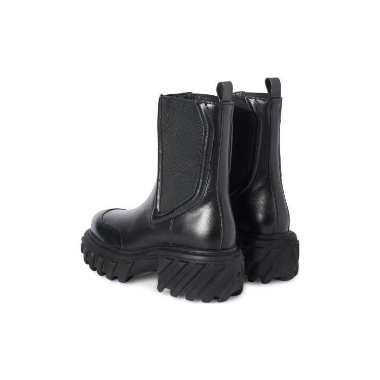 Off-White Tractor Motor Leather Boots Women's OWID039F23LEA0011010