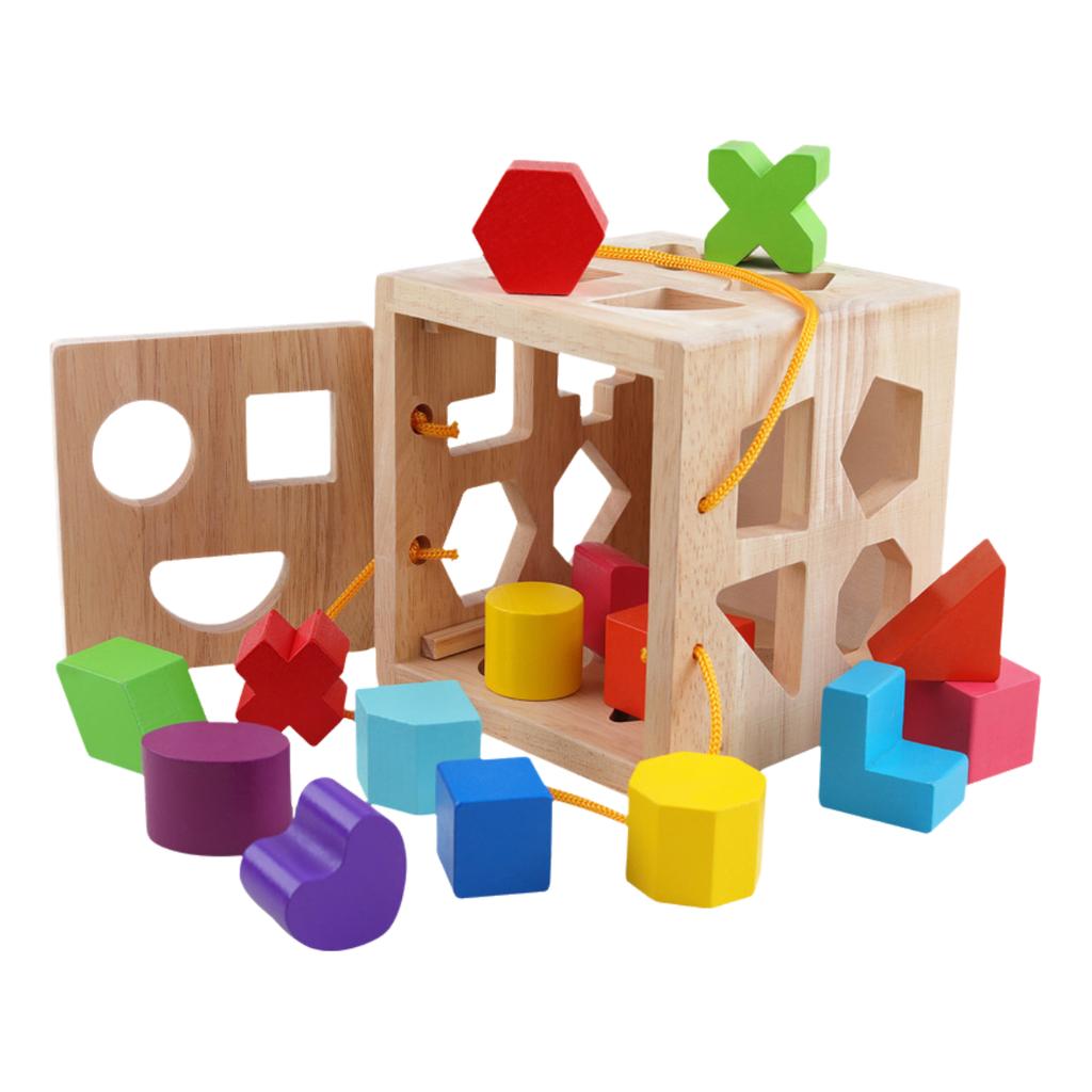 Geometric Pairing Shapes Building Blocks Baby Education Enlightenment Toy Set