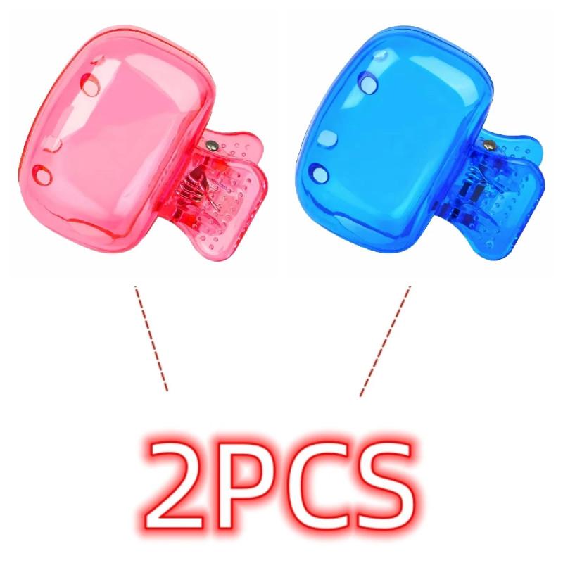 2-5PCS Travel Toothbrush Head Covers Electric Toothbrush Protector Cap Brush Pod Case Portable Plastic Clip for Household Travel