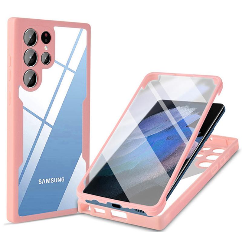 360 Degree Shockproof Phone Case Dual Layer Full Body Cover for Redmi 10C Note 12 10 11 11s Pro+ 5G 4G Samsung Galaxy  A14 A34 A54 A04S A52S A13 A53