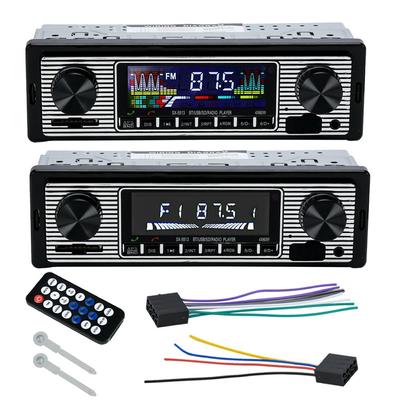 Vintage Araba Radyo Araç Entegre MP3 Çalar Kablosuz Bluetooth Multimedya Oynatıcı AUX USB FM 12 V Klasik Stereo Ses Çalar