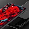 Japan Samurai Oni Mask Phone Case For Samsung Galaxy S26 Ultra S25 Plus S24 FE S23 S22 5G S21 S20 Cover Black Soft