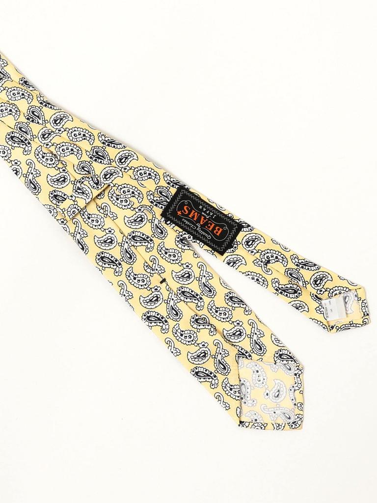 [BEAMS PLUS] Silk Tie, Mini Paisley Print Tie, Men's, YELLOW, FREE, 38440008107