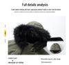 Men's Thick Hooded Down Jacket with Large Fur Collar - Extreme Cold Warmth