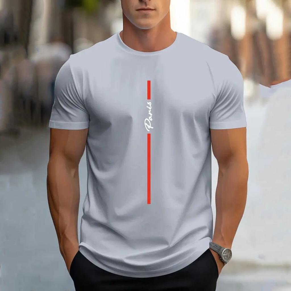 Herren Sport Muskel Fitness Kurzarm Sommer Rundhals Slim Fit T-Shirt Freizeit