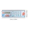 8-digit Straight Ruler with Silicone Button Straightedge New Measuring Ruler  Drawing Tool