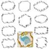 10 Stück Edelstahl Keks Ausstecher Verschiedene Formen Keks Ausstecher Formen Sugarcraft Kuchen Kekse Gebäck Backen Ausstecher Form