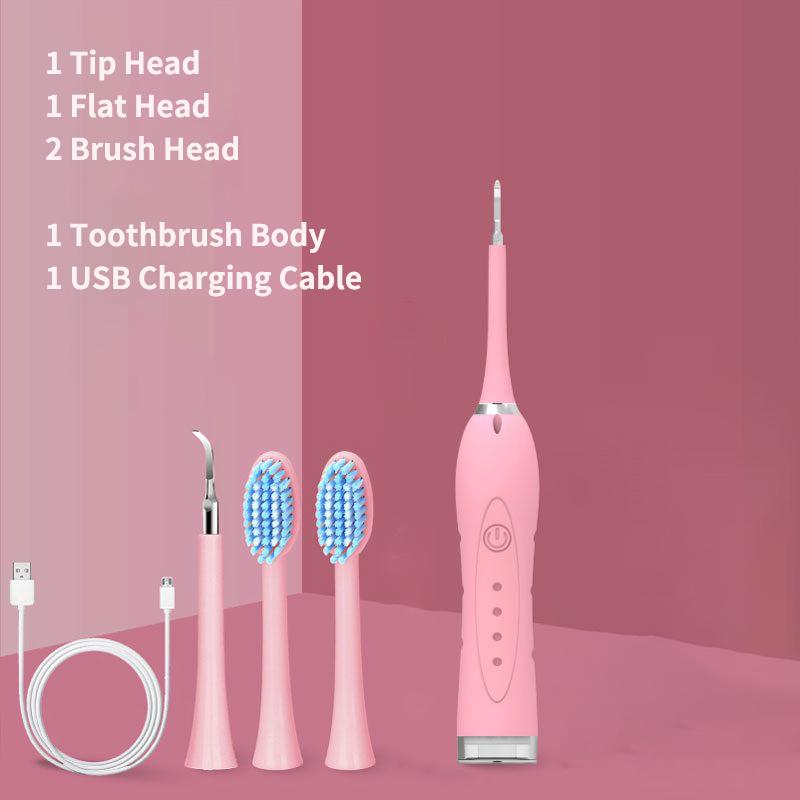Electric Sonic Toothbrush Dental Teeth Cleaner 4 Modes Dental Scaler Calculus Tartar Remover Stone Removal for Tooth Whitening