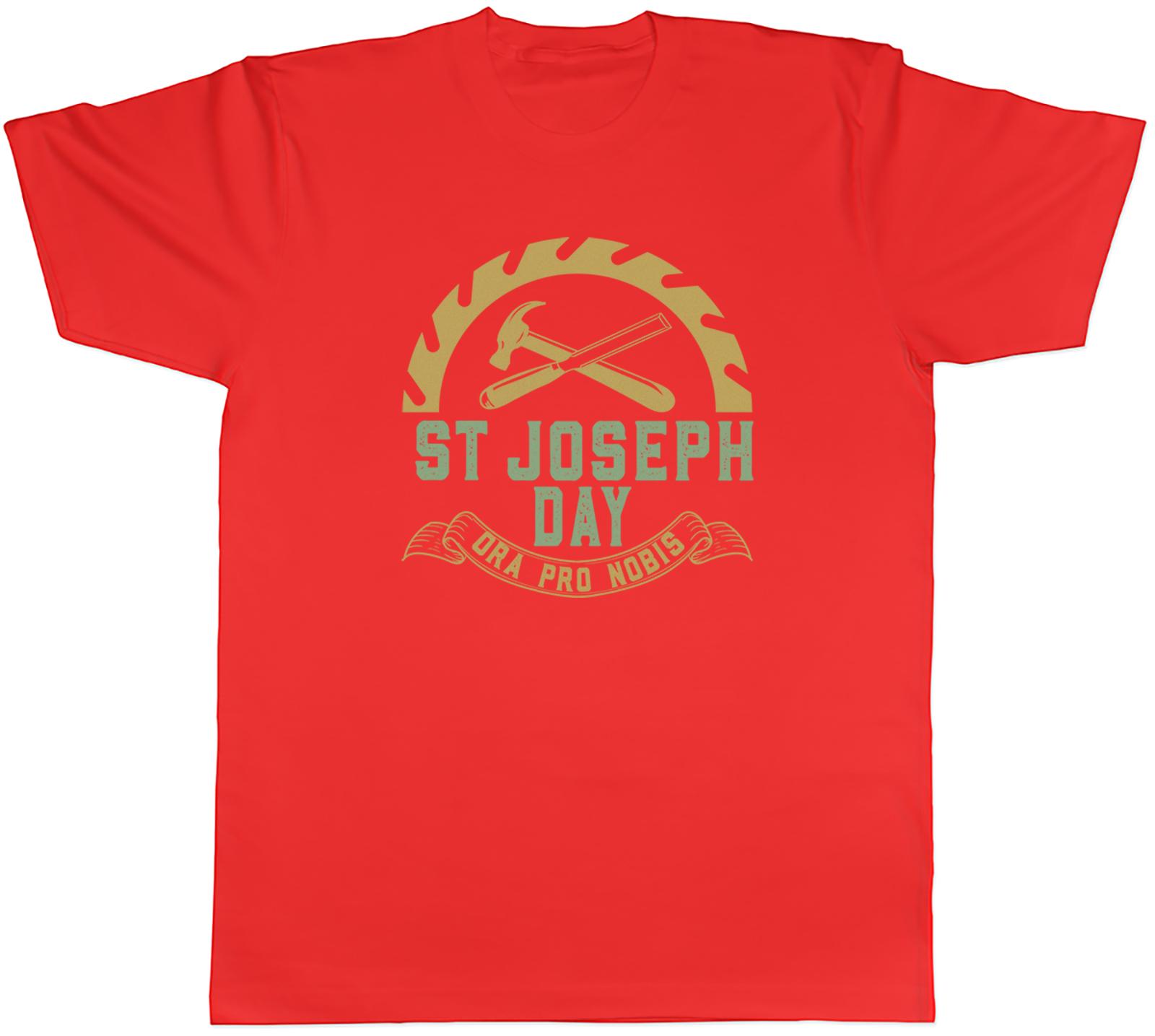 St Joseph Day Ora Pro Nobis Unisexs TShirt Tee Gift Top S