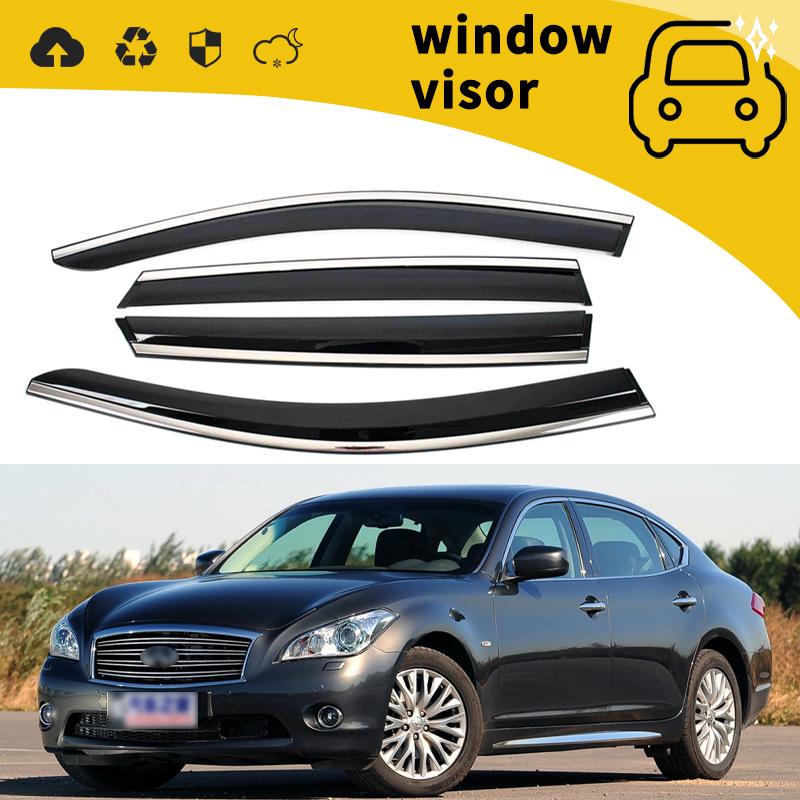 Infitini M37/M25L (2013-2015) Window Visors: Door Rain Guards & Deflectors