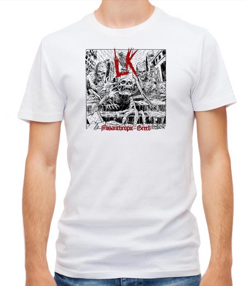 

Soul Grinder Metal Band Album Cover Short Sleeve White T Shirt Men F428 XL