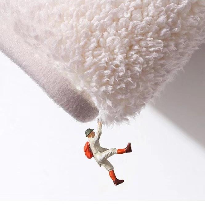 Cute Cartoon Cat Crystal Velvet Faux Cashmere Bath Mat Water Absorbent Non Slip Bathroom Entrance Carpet Rug