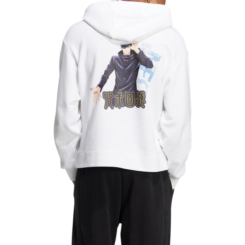 adidas Neo Logo Patch Hoodie Long Sleeve Unisex Tops White HZ2424