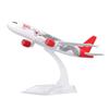 Legierungs-Flugzeugmodell mit stabilem Sockel, simulierter präziser Maßstab, 14 cm Spannweite, Flugzeugmodell