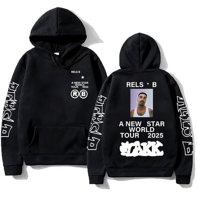 Rels B A New Starworld Tour 2025 Hoodies Funko Pop Men Women Sweatshirt New Trend Aesthetic Clothing Fall High Street Pullovers