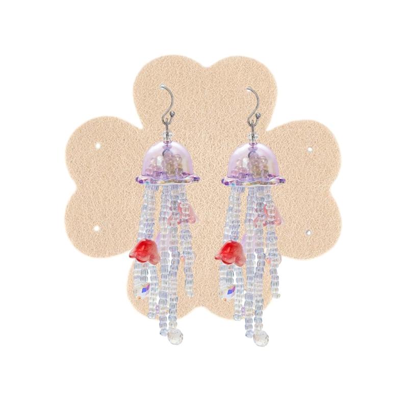 Pack of 10 Jewelry Display Organizers Felt Pads Travel Storage Pads Felt Texture for Earrings Necklaces and Bracelets